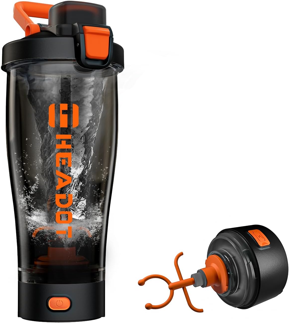 HeaDot Rechargeable Protein Shaker - 24oz Tritan Blender Cup