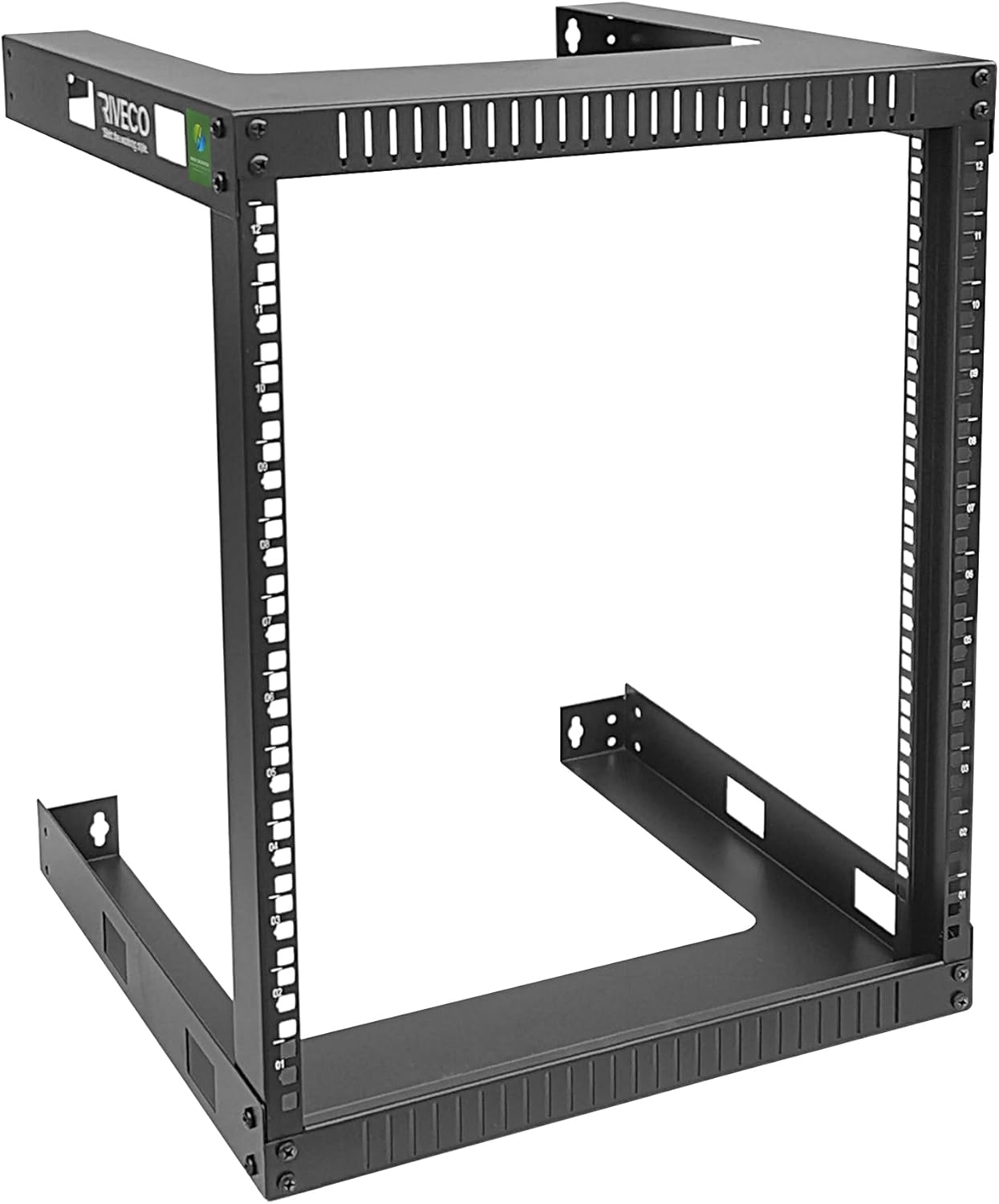 RIVECO 12U 19in Wall Mount Server Rack for Home Equipment