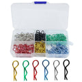 180pcs Universal RC Body Clips Steel R Clips - Multi Color Set