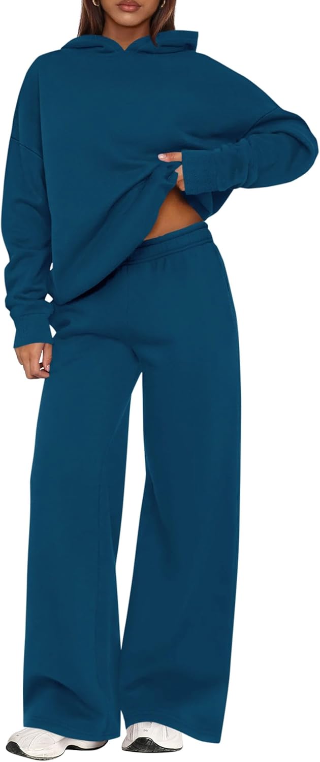 PRETTYGARDEN Womens Sweatsuits 2 Piece Set for Casual Style