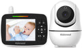 Kidsneed Baby Monitor 3.5 in Screen Video Monitor - Remote PTZ, Night