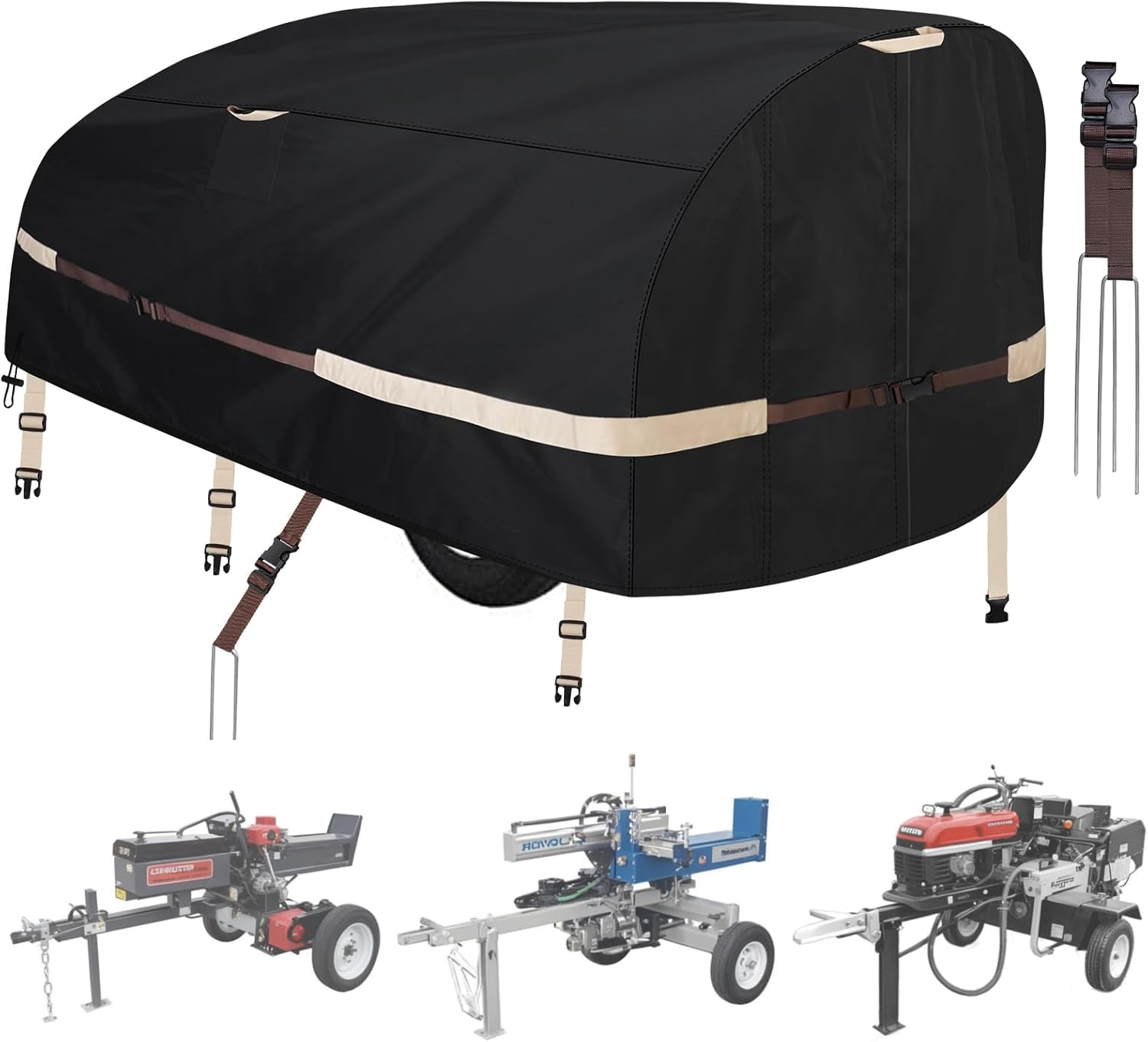 Heavy Duty Log Splitter Cover for All Weather Protection