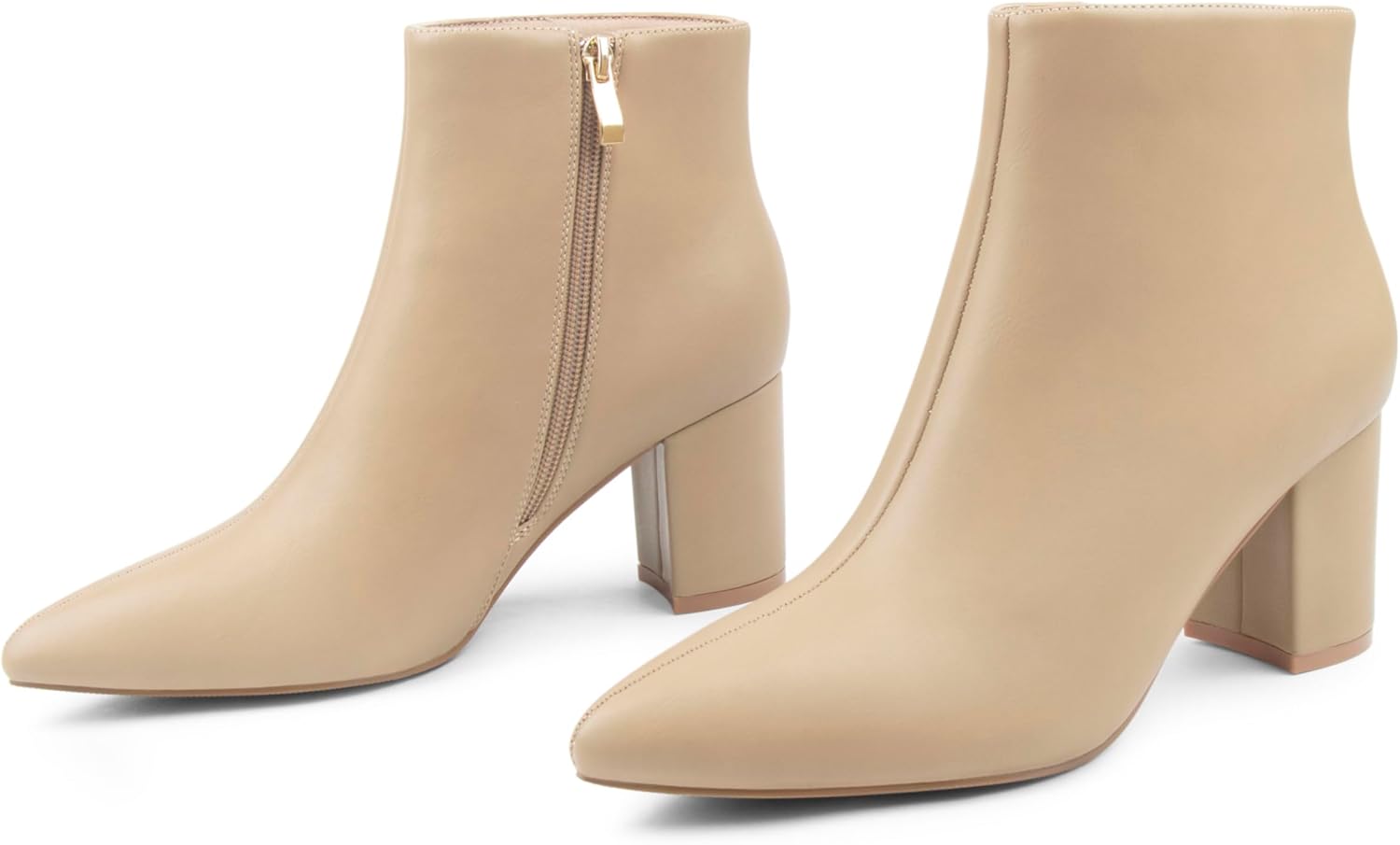 JOY IN LOVE Women's Ankle Boots with Chunky Block Heel Design