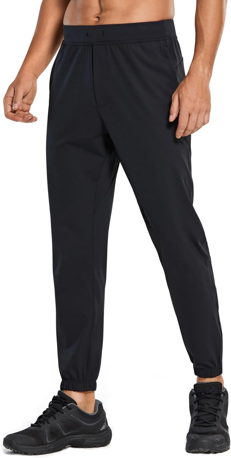 CRZ YOGA Men's 4-Way Stretch Athletic Pants - Comfy Performance Wear
