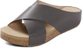 DREAM PAIRS Women's Cork Slide Sandals for Summer Comfort