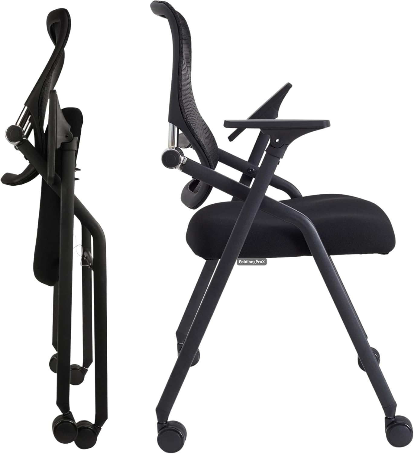 Updated Conference Room Chairs with Lumbar Support and Armrests