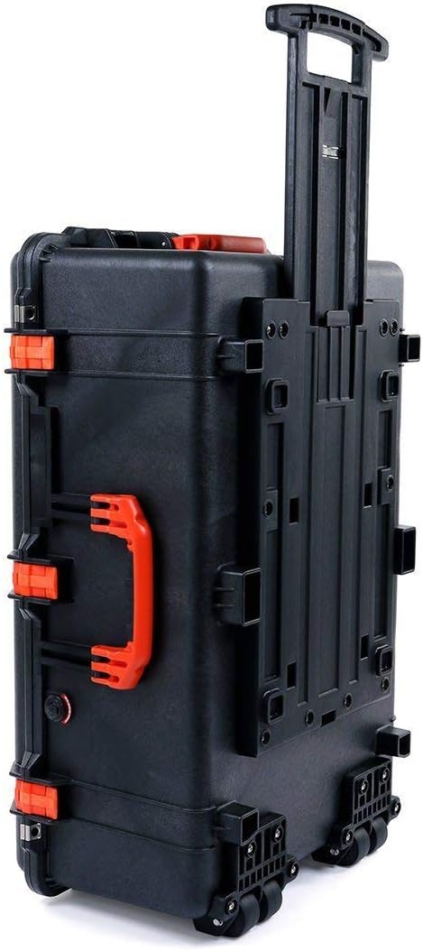 Black & Orange Pelican 1650 Case with Grey CVPKG Dividers