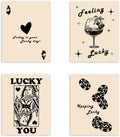 Black & White Poker Art Set - Trendy Home Decor
