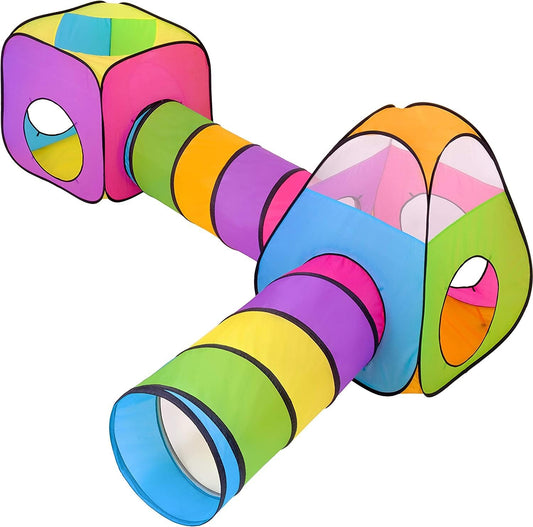 NUBUNI Kids Pop Up Tent Set: Indoor/Outdoor Fun! 