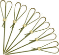 Heart Shaped Bamboo Cocktail Picks - 100 pcs