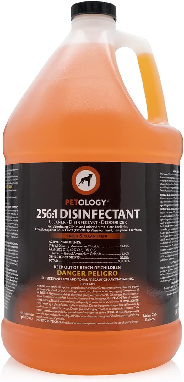 256:1 Disinfectant Liquid Concentrate for Veterinary Clinics