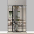 57 in Extra Tall Pet Gate for Cats and Dogs - Keeps Jumpers Contained
