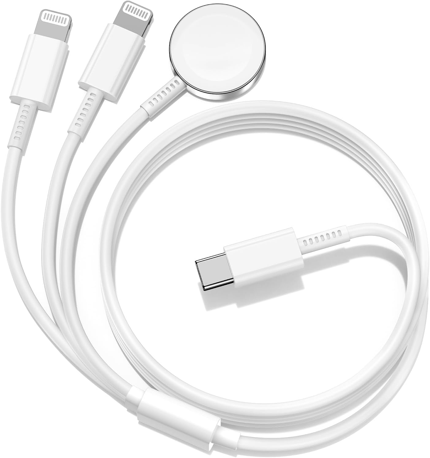 Fast-charging Magnetic Watch Cable - White