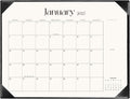 Large Desk Calendar 2025-2026 with Desk Mat - 18-Month Planning