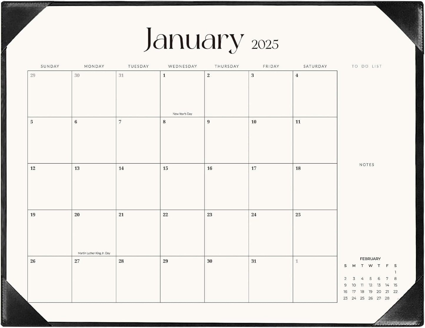 2025-2026 Desk Calendar Set - Plan & Organize