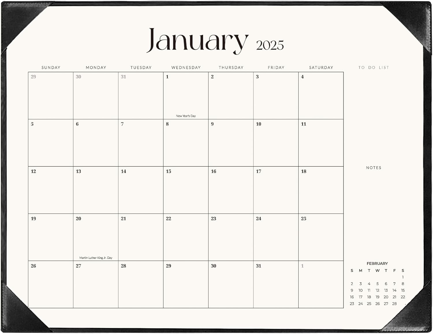 2025-2026 Desk Calendar Set - Plan & Organize