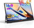 Portable Monitor 15.6in 1080P FHD Second Screen - Travel Ready