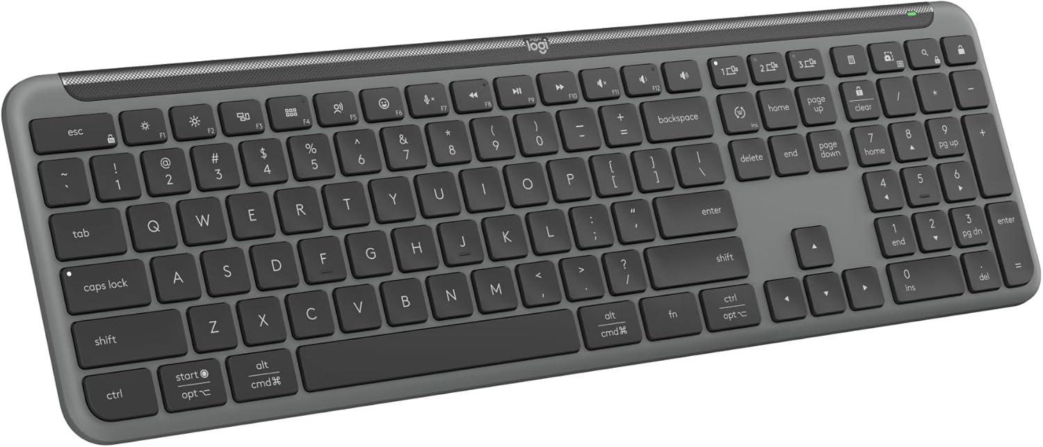 Logitech K950 Wireless Keyboard - Seamless Multi-Device Switching