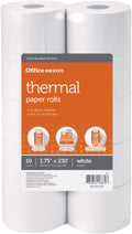 Office Depot Thermal Paper Rolls - Pack of 10 for Efficient Calculations