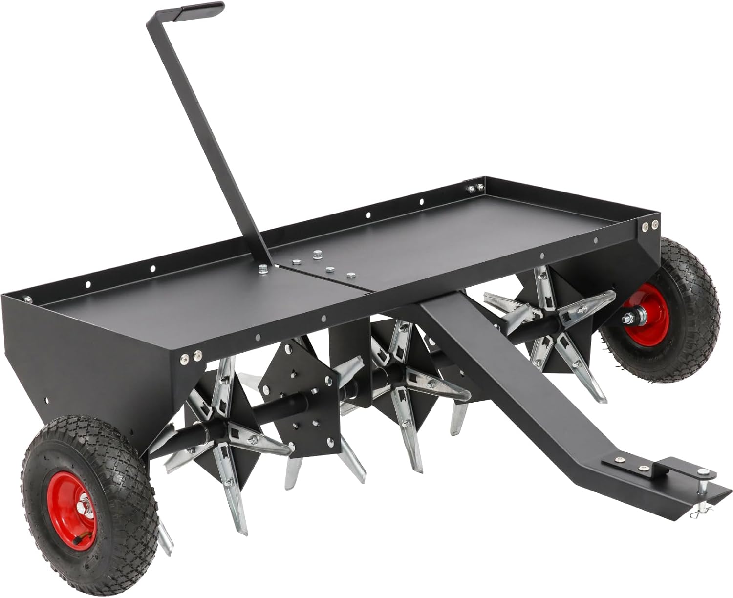 48-Inch Tow Behind Plug Aerator for Lawns and Gardens