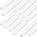 T8 LED Bulbs 4 ft 48 in 24W 6500K Frosted Cover - Super Bright