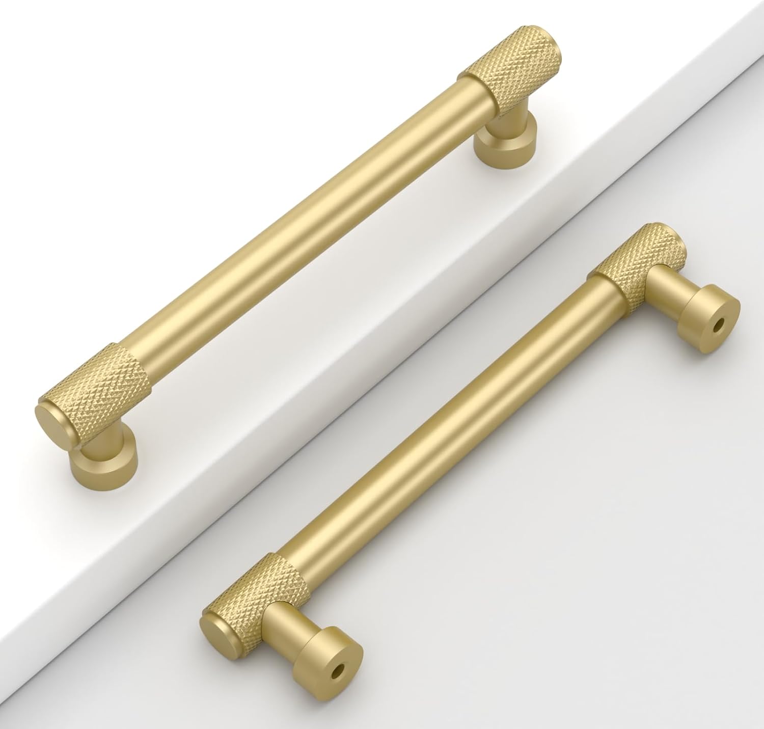 10 Pack 5in Gold Cabinet Pulls for Kitchen and Home Use