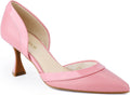 Women's Pointed Kitten Heels Pumps - Comfortable Low Heels