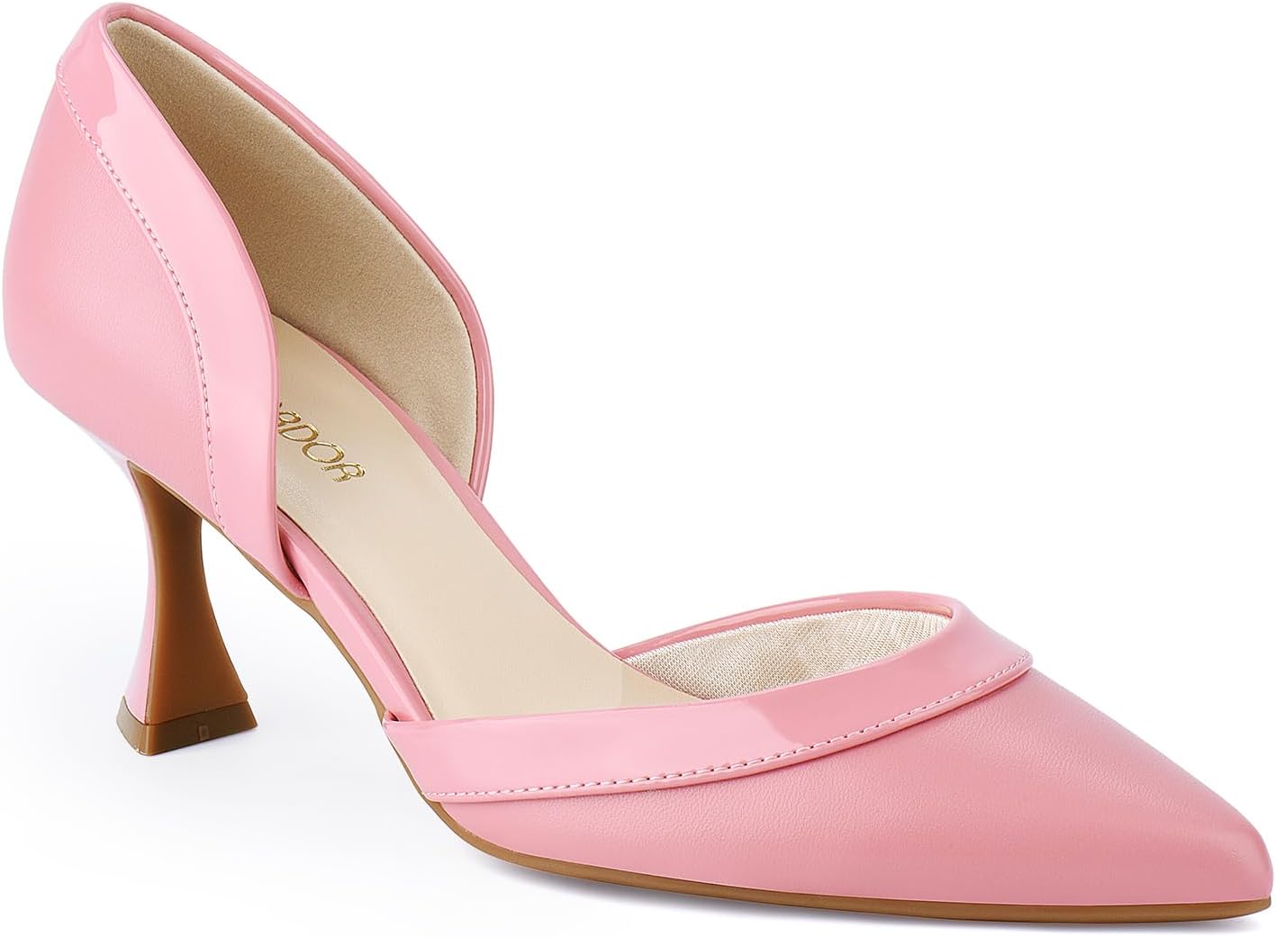JENN ARDOR Women's Pumps Low Heels for Stylish Comfort