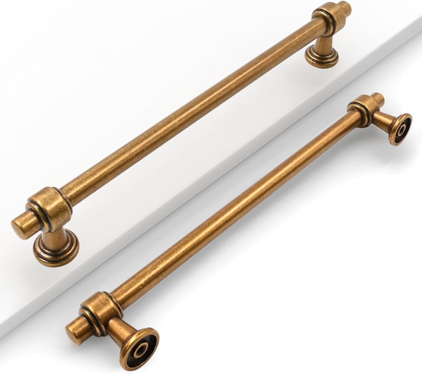 Antique Brass Cabinet Pulls for Kitchen and Bathroom Cabinets