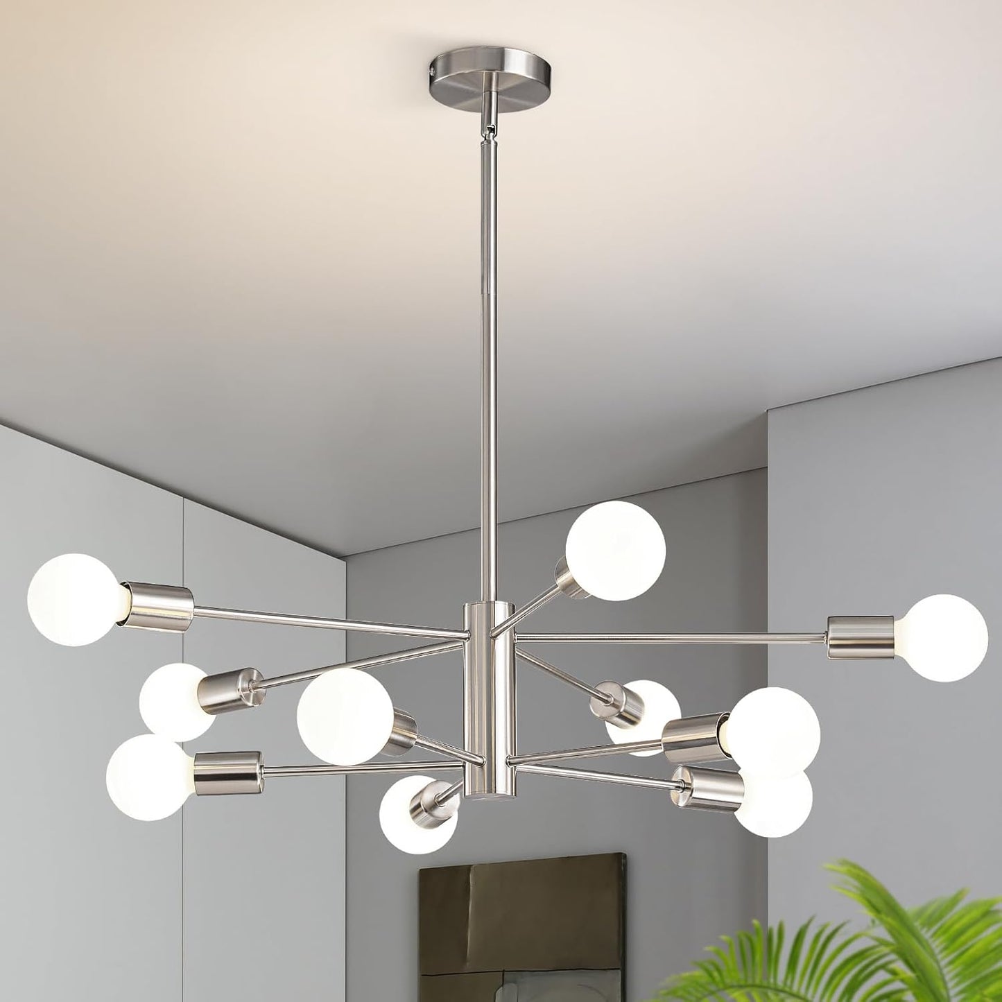 Modern Sputnik Chandeliers Light for Dining Room and Kitchen