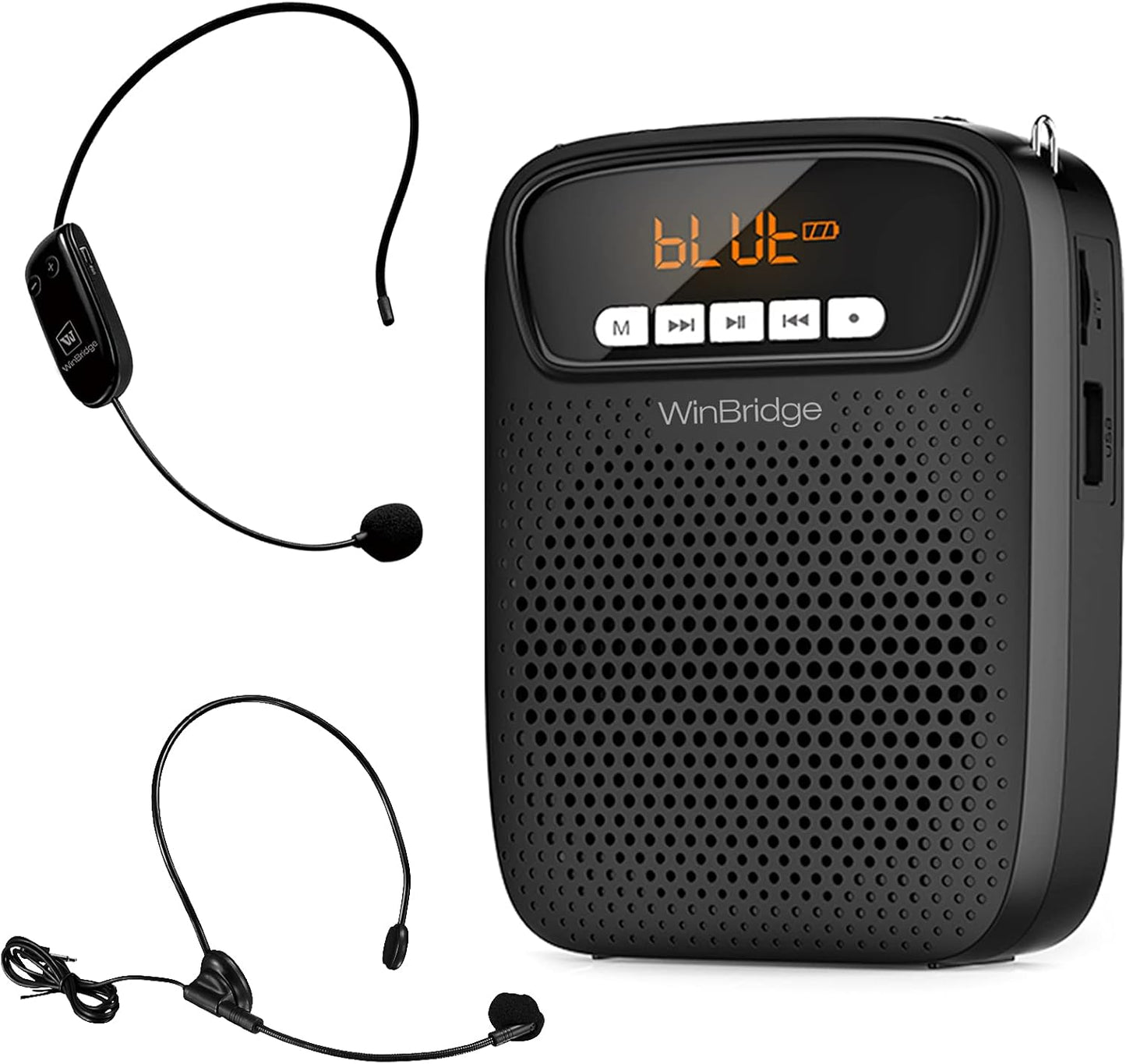 HW HAOWORKS Portable Voice Amplifier Mini Mic for Teachers