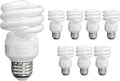 Compact Fluorescent Light Bulbs T2 Spiral E26 23W 5000k - Bright CFL