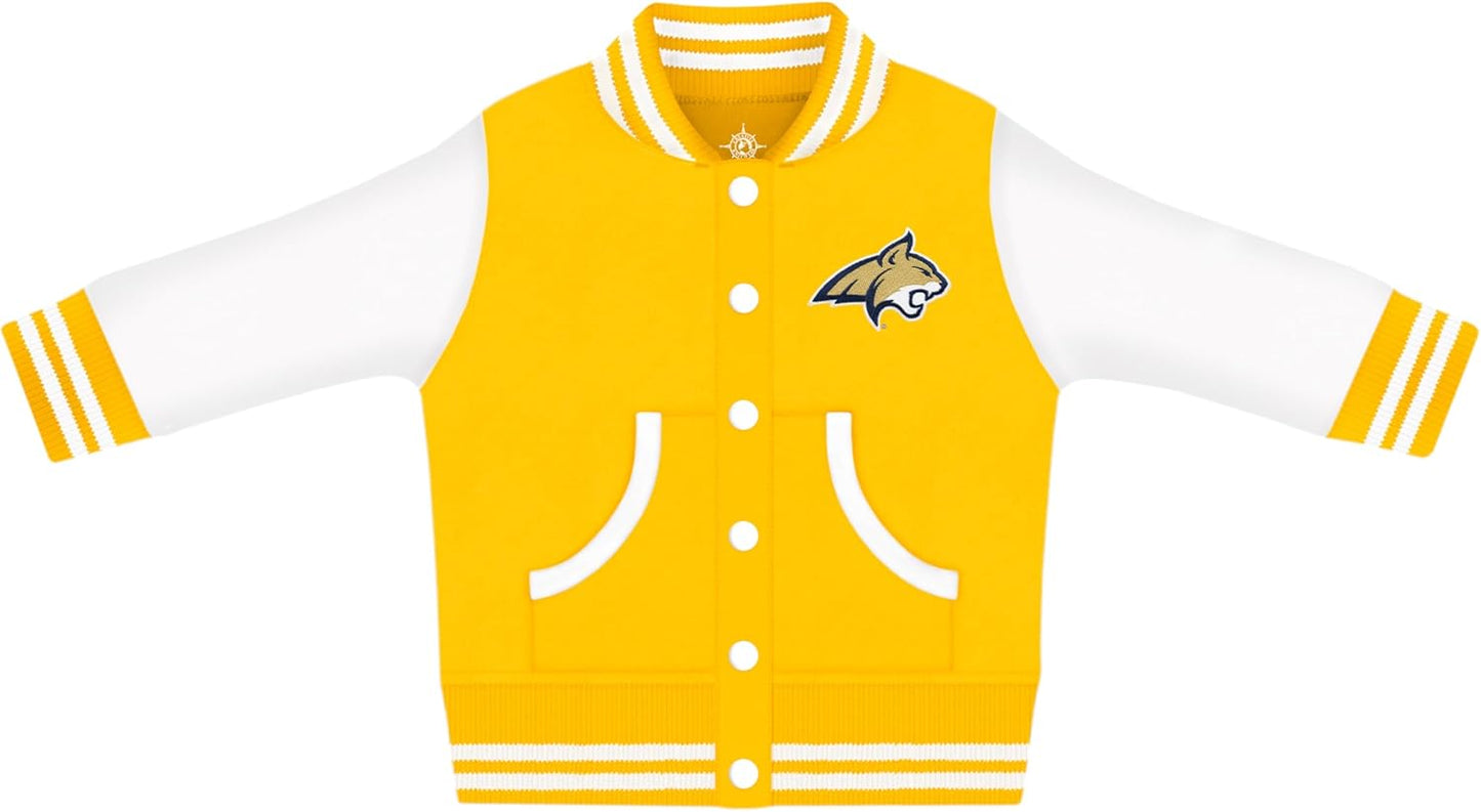 Creative Knitwear College Baby Varsity Jacket for Little Fans