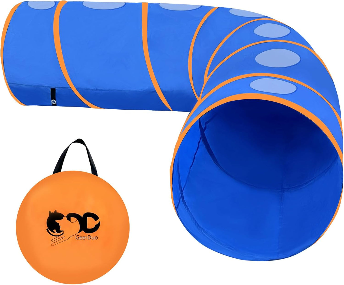 Dog Agility Tunnel for Training with Carry Bag - 10FT Long