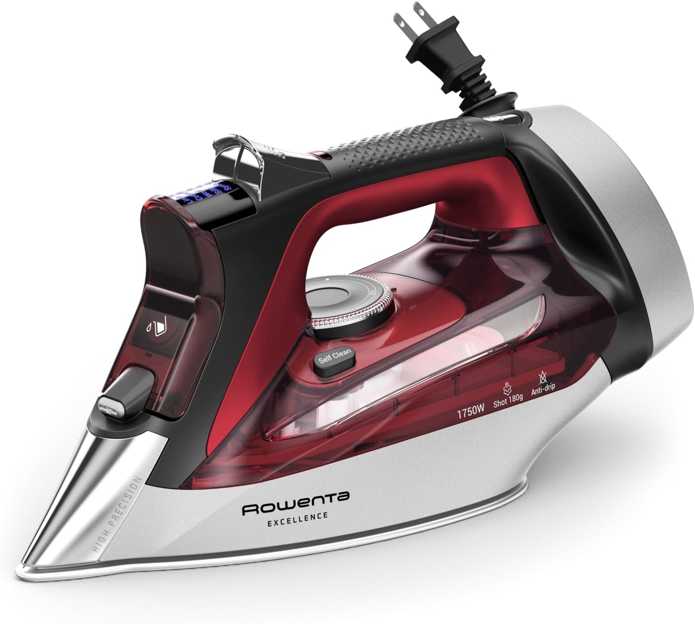 Rowenta Focus Excellence Steam Iron with Retractable Cord