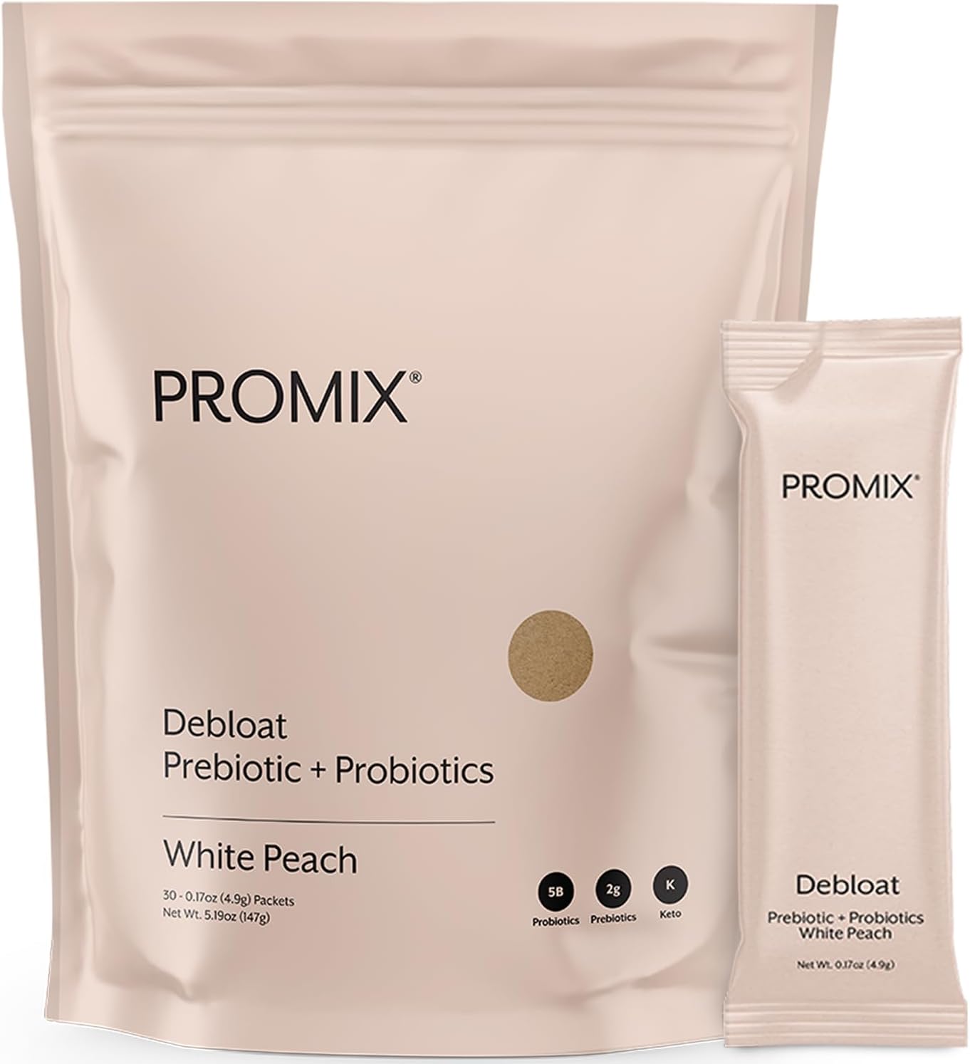 ProMix Nutrition Debloat Prebiotics for Bloating Relief and Detox