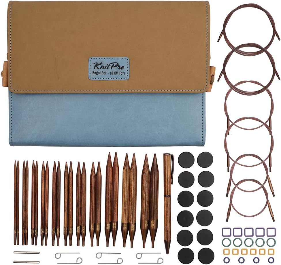 KnitPro Ginger Regal Interchangeable Needle Set for All Knitters