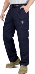BOCOMAL Men's FR Cargo Pants Midweight 7.5oz - Durable Multi-Pocket