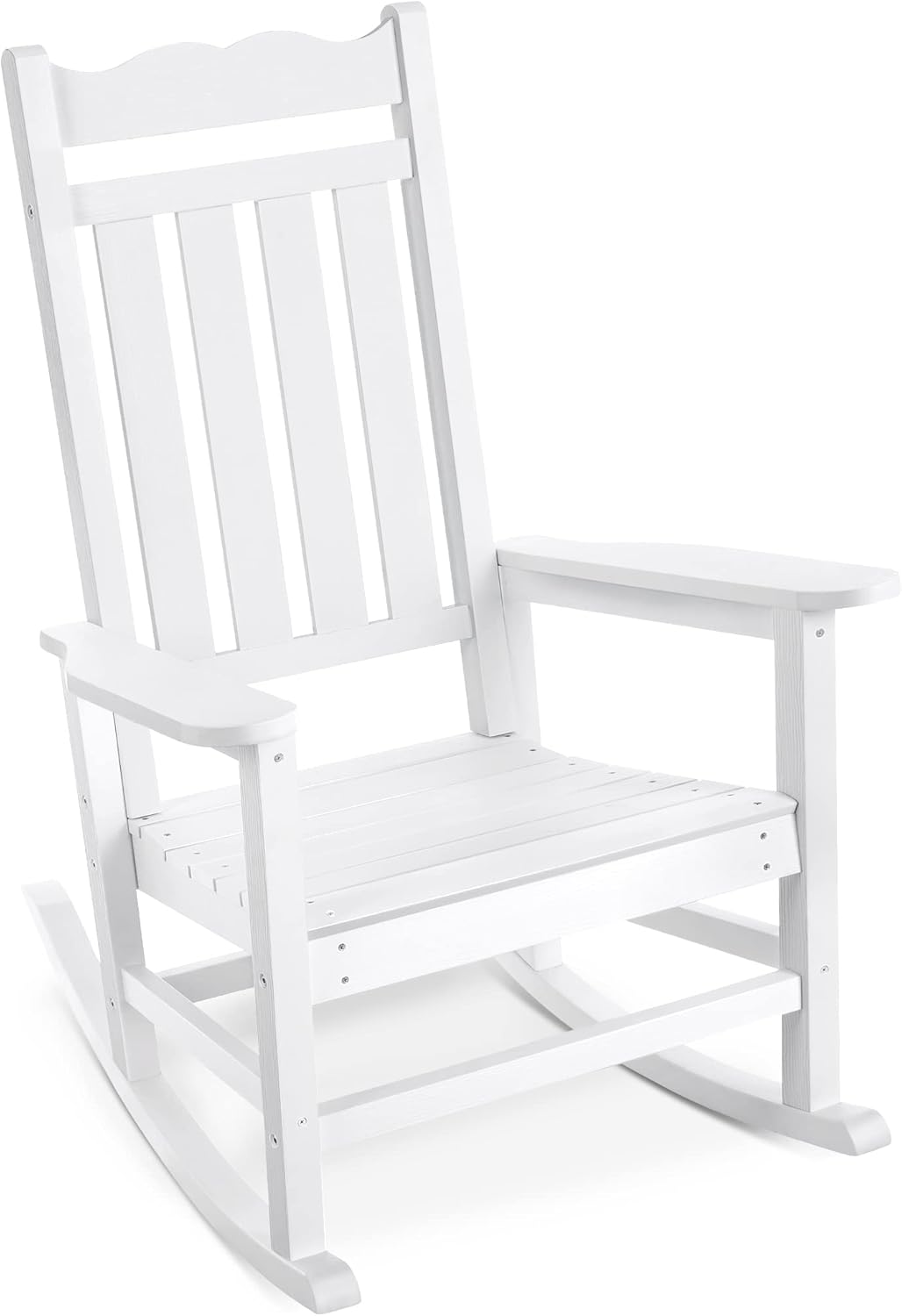 Stoog All-Weather Rocking Chair - 400 lbs Capacity, Front Porch Rocker