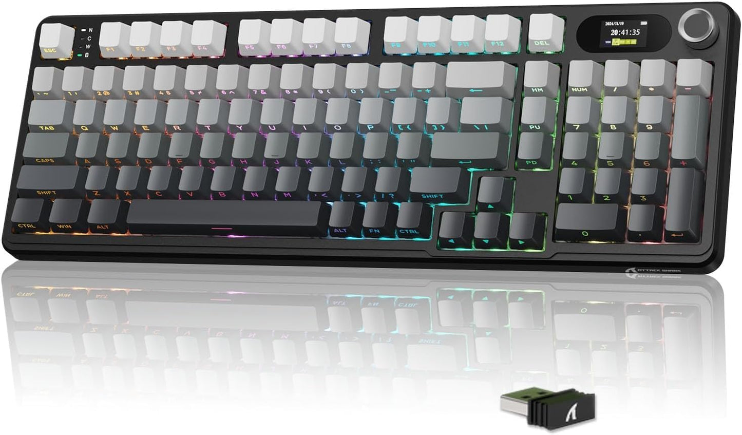 MAMBASNAKE Attack Shark X98 Pro Wireless Mechanical Keyboard