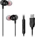 Long Cord USB Earbuds for Clear Audio on-the-go! CGS-W7