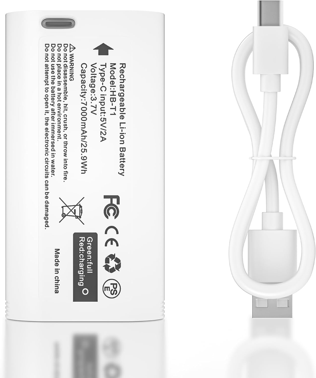 IBATTS 7000mAh Battery for Wyze Cam Pro/Wireless Duo - Long-lasting Power!
