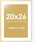 20x26 Picture Frame Metal Poster Frame - Elegant Gold Wall Frame