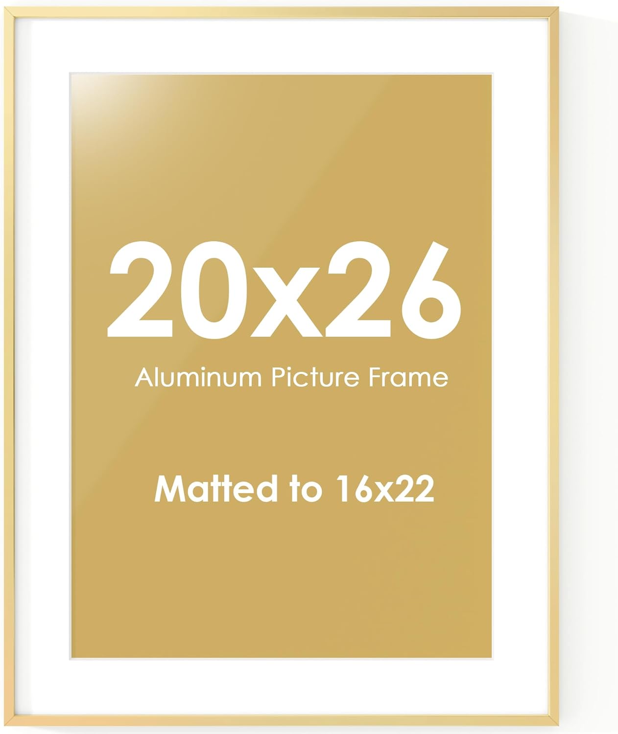 Fun Memories 20x26 Metal Picture Frame for Elegant Wall Decor
