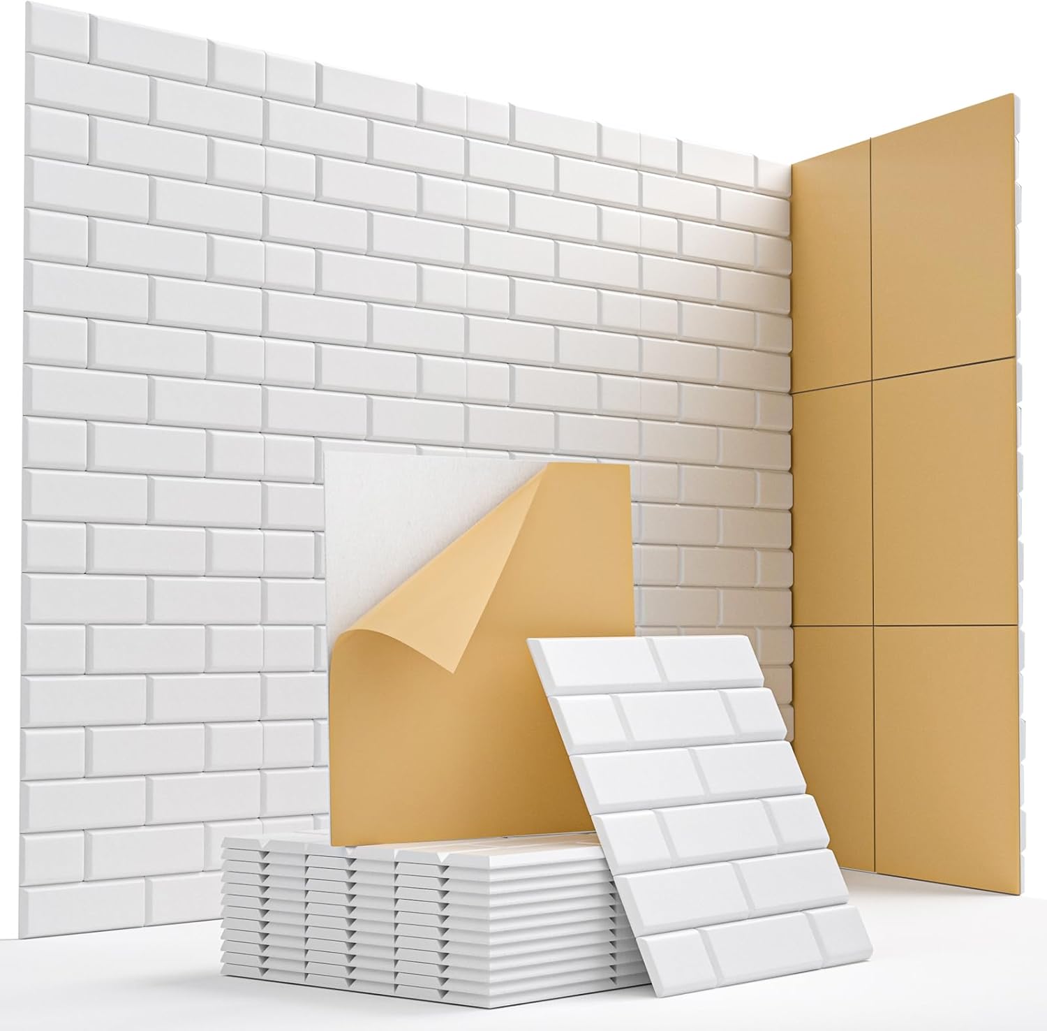 18 Pack Acoustic Panels for Soundproofing and Wall Decor