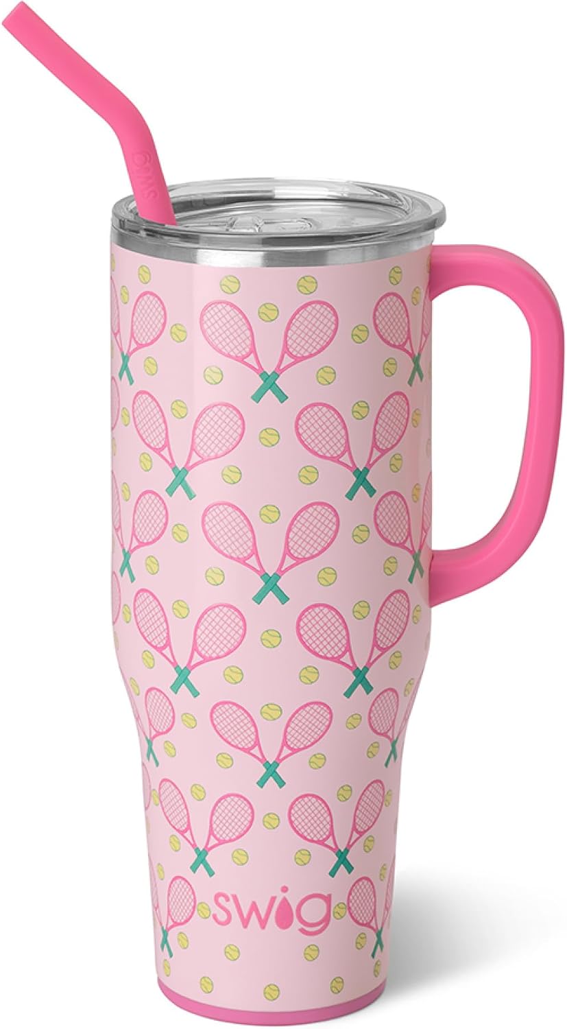 Swiglife 40oz Mega Mug - Insulated Tumbler with Handle & Straw