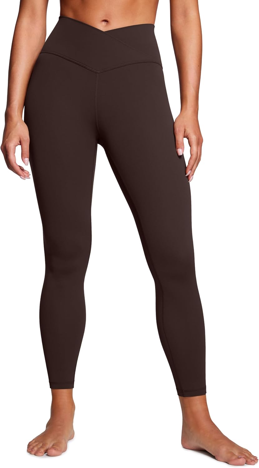 CRZ YOGA Butterluxe Crossover Waist Leggings for Women