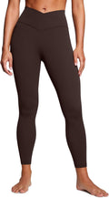V Crossover High Waisted Leggings 25ft for Women - Butterluxe Comfort