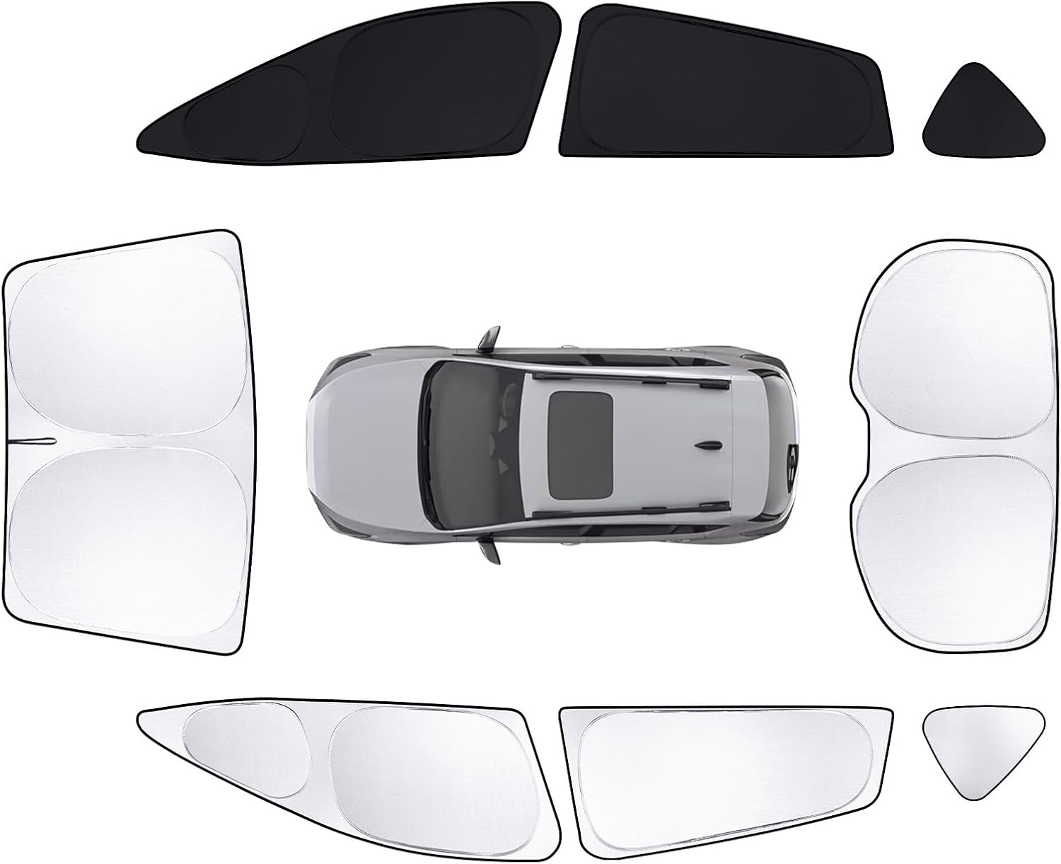 8pcs Car Window Shades for Subaru Crosstrek 2024 2025 2026