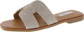 Steve Madden Hadyn Slide Sandal - Casual Flat Slide for Everyday Wear
